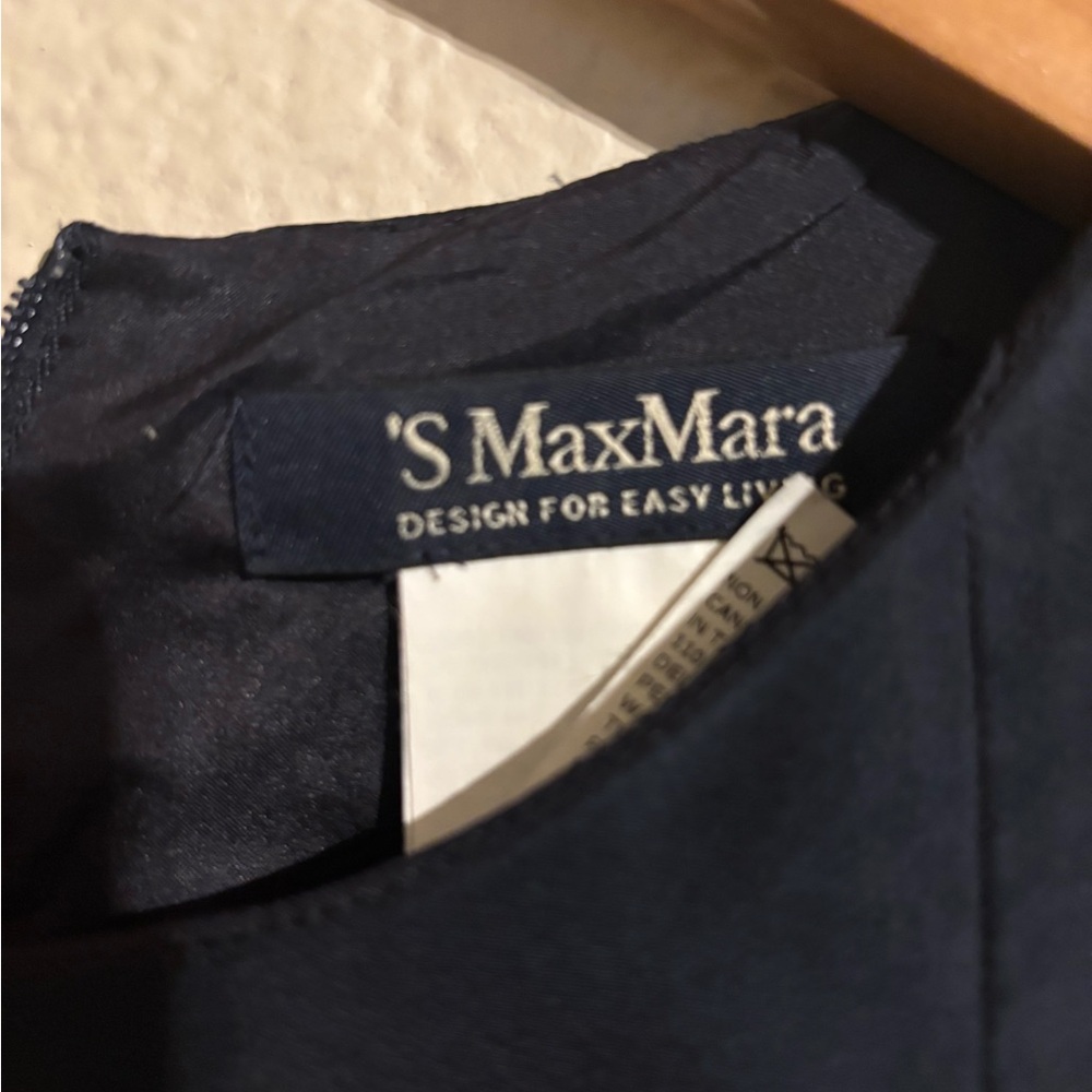 MaxMara Navy Midi Dress - Picture 5 of 15